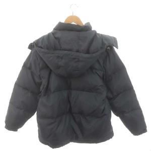 HELLY HANSEN ダウンジャケット アウター ブルゾン フード付き ロゴ刺繍 L チャコールグレー