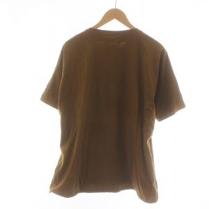 REMI RELIEF ブリーフィング BRIEFING BRF ストラップ付30天竺Tシャツ タグ付き カットソー コットン 半袖 M 茶 モカブラウン