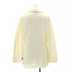 HUNTING WORLD ニットカーディガン 長袖 コットン 42 オフホワイト