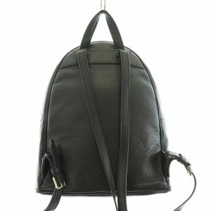 MICHAEL KORS Abbey Leather Backpack リュックサック バックパック オールレザー ペブルドレザー 裏地総柄 ロゴ ゴールド金具