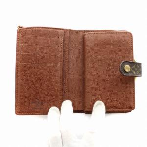 LOUIS VUITTON ポルトモネ ビエ ヴィエノワ 二つ折り財布 ウォレット モノグラム キャンバス ロゴ 茶 ブラウン M61663 GY17