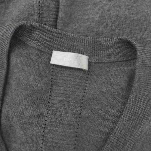 DIOR HOMME 08AW クリスヴァンアッシュ クリス期 ニット カーデガン Vネック ポケット ウール 長袖 グレー