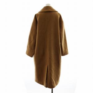 Spick&Span チェスターコート ロング 長袖 ウール ダブル 38 M 茶 ブラウン 19-020-200-1030-3-0 GY12