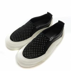 JIMMY CHOO CHOO V.B.C SLIP ON スニーカー ローカット スタッズ スター ロゴ 38