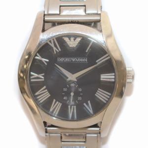 腕時計 ウォッチ クォーツ クロノグラフ ローマ数字 スモールセコンド 3針 シルバー色 文字盤紺 ネイビー AR-0680