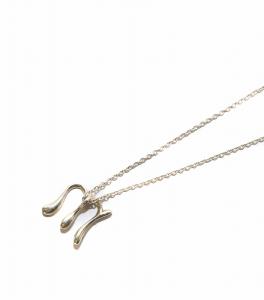 TIFFANY&Co. エルサ ペレッティ レター M ネックレス アルファベット イニシャル 925 アクセサリー