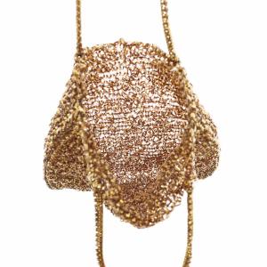 ANTEPRIMA ハンドバッグ ミニトート ワイヤー ロゴ ゴールド色 GY18