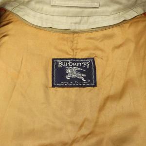 burberrys ロングコート ステンカラー ロング 裏地ノバチェック 比翼ボタン ウール L ベージュ