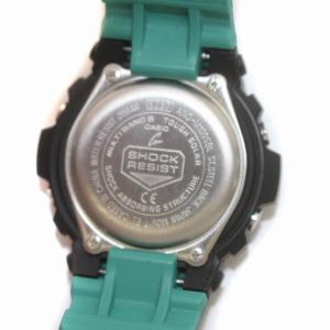 CASIO G-SHOCK 腕時計 ウォッチ 電波 ソーラー アナデジ LEDライト 20気圧防水 黒 ブラック 紫 パープル AWG-M100SBL