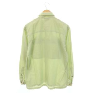 Patagonia 長袖シャツ ポケット ウィンドウペン柄 S 黄緑 イエローグリーン