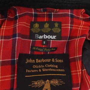 Barbour トキト ビーコン ワックスドコットン ジャケット キルティング アウター ジップアップ S 黒 ブラック