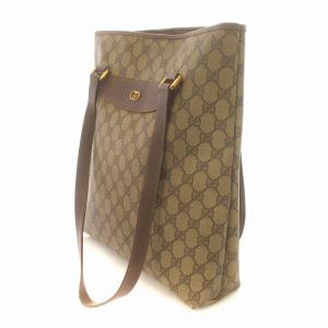 ヴィンテージ】GUCCI 145761 ブラウン スエード ショルダーバッグ