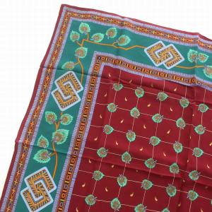 Christian Dior ヴィンテージ スカーフ ストール 大判 総柄 絹 シルク マルチカラー