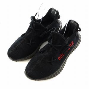 adidas イージーブースト ブレッド YEEZY Boost 350 V2 Bred スニーカー シューズ 靴 ロゴ ニット US7.5