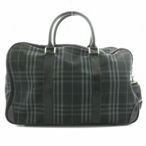 【人気】Burberry バーバリー　ボストンバッグ　2WAY ショルダー　ロゴ 人気】Burberry バーバリーボストンバッグ2WAY ショルダーロゴ