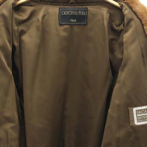 SAGA MINK 銀サガ ブラウンミンクファー 毛皮コート アウター ミドル丈 13 ブラウン