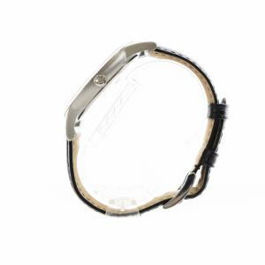 EMPORIO ARMANI クラシック CLASSIC 腕時計 ウォッチ クォーツ  デイト カレンダー付き 黒文字盤 ロゴ 黒 ブラック シルバー色