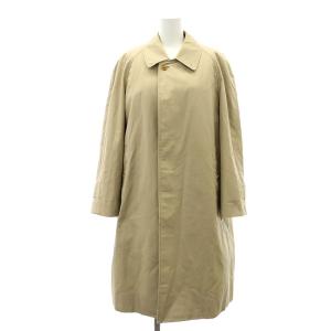 バルマカーンコート ライナー付き ノバチェック裏地 88 160 カーキベージュ