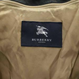 BURBERRY LONDON コート アウター 着脱式フード 裏地ノバチェック ジップアップ ミドル丈 M 黒 ブラック マルチカラー