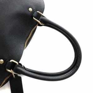 COACH シエラ サッチェル ハンドバック ロゴ レザー 黒 ブラック F57524 GY18