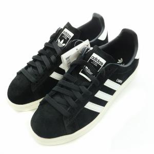 adidas Originals CAMPUS キャンパス ローカット スニーカー 靴 スエード タグ付き 23.5cm 黒 ブラック BZ0084 GY18