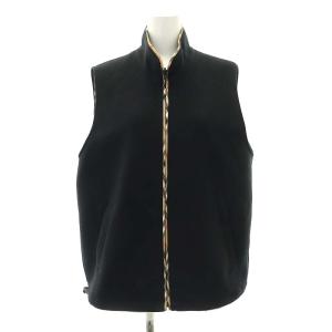 ヴィンテージ ベスト フリース ノバチェック M 黒