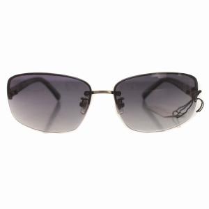 RALPH LAUREN EYEWEAR サングラス ハーフリム メタルフレーム ロゴ 6014 130 グレー シルバー色