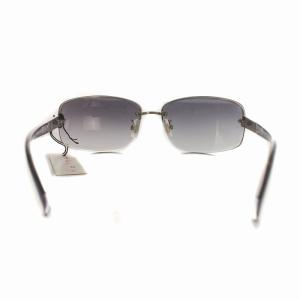 RALPH LAUREN EYEWEAR サングラス ハーフリム メタルフレーム ロゴ 6014 130 グレー シルバー色