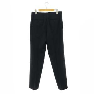 ETRO パンツ スラックス センタープレス 46 黒 ブラック