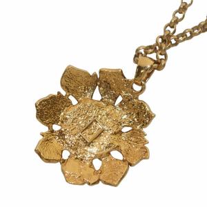 YVES SAINT LAURENT ネックレス フラワーモチーフ