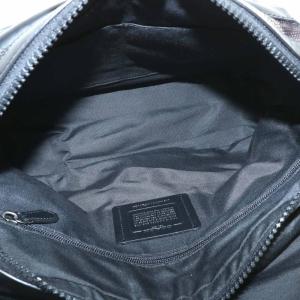 COACH テレイン バイクバッグ ショルダー パフォレイテッド レザー キャンバス 迷彩柄 カモフラ ロゴ 黒 ブラック F29024