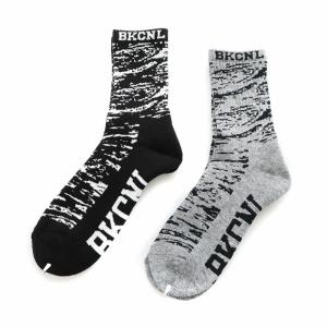 Back Channel ゴーストライオン カモ ソックス GHOSTLION CAMO SOCKS 靴下 3足セット まとめ ミドル 迷彩 ミリタリー柄