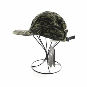 Back Channel ジェットキャップタグ付き 帽子 カモフラ 迷彩 ロゴ 刺繍 F カーキ 黒 ブラック