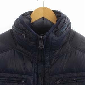 DIESEL ディーゼルテフロン 中綿ジャケット 異素材 コーデュロイ Ｌ ☆DIESEL ディーゼル レディース☆光沢ナイロン 防風特殊