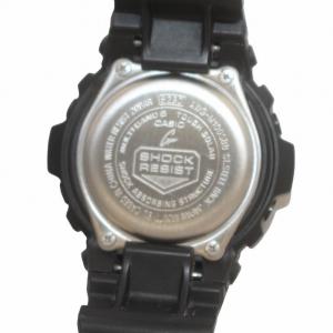 CASIO G-SHOCK ジャンク品 腕時計 ウォッチ 電波ソーラー アナデジ クロノグラフ 20気圧防水 SS ラバー 黒 ブラック AWG-M100SBB
