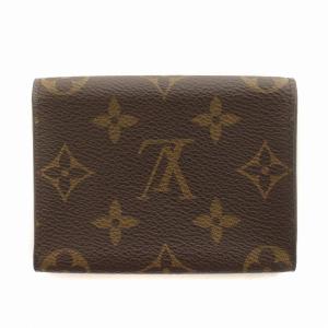 LOUIS VUITTON モノグラム アンヴェロップ・カルト ドゥ ヴィジット 名刺入れ カードケース キャンバス 茶 ブラウン M62920