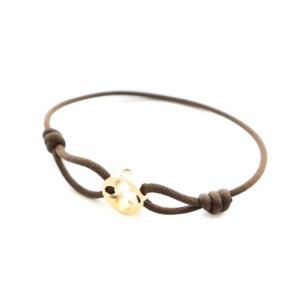LOUIS VUITTON リヤン アンプラント ブレスレット K18 750 ブラウン ピンク Q95647