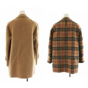 burberrys ヴィンテージ リバーシブルジャケット ステンカラー 長袖 ノバチェック M ブラウン ベージュ 
