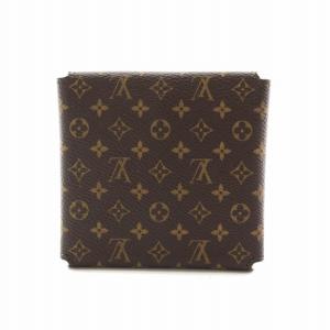 LOUIS VUITTON ノベルティ アクセサリーケース ジュエリーケース 小物入れ モノグラム キャンバス LVロゴ 茶 ブラウン GY12