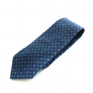 クラヴァット・モノグラミッシム ネクタイ レギュラータイ モノグラム柄 総柄 紺 ネイビー M67998