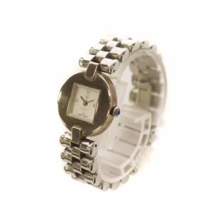 GIVENCHY 腕時計 ウォッチ クォーツ シェル文字盤 Ag スクエア ローマン ロゴ シルバー色 GY11