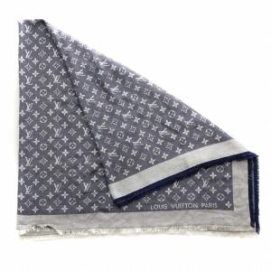LOUIS VUITTON ストール ショール モノグラム ネイビー 401910