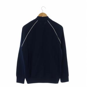 adidas スーパースタートラックジャケット 3ストライプ ジップアップ ロゴ 刺繍 XL 紺 ネイビー GF0197