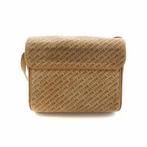 BALLY ヴィンテージ ショルダーバッグ スエード レザー Bロゴ 総柄 茶 ブラウン ベージュ GY11
