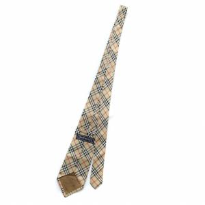 burberrys ネクタイ シルク ワイドタイ ノバチェック 総柄 ベージュ レッド ブラック