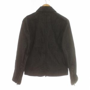 BURBERRY BLACK LABEL デニムジャケット ジージャン ダブル ジップアップ M 黒 ブラック