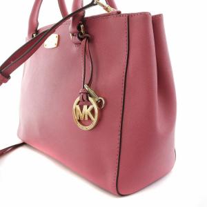 MICHAEL KORS 2WAY ハンドバッグ ショルダーバッグ ピンク レザー 3556GSOT2L GY14