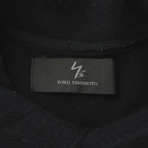 Y's for men ヨウジヤマモト YOHJI YAMAMOTO ニット ポロシャツ 半袖 ロゴ 刺繍 3 M 黒 ブラック