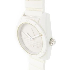 adidas Originals SANTIAGO 腕時計 ウォッチ クォーツ シリコン ロゴ トレフォイル 白 ホワイト /AO3 GY99