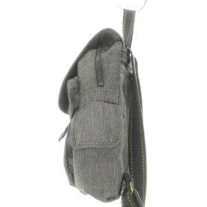 KIPLING Live Light リュックサック デイパック ナイロン キャンバス ロゴ キーホルダー付き グレー